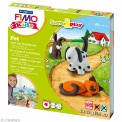 Coupon đĽ Kit Pâte Fimo Kids - Animaux Domestiques - Niveau Facile â