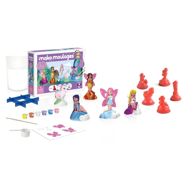 Vente flash ⌛ Mako Creations Moulage Enfant Coffret Moulages En Plâtre - Mes Fées - Mako Moulages - 5 Moules 🧨 4 Vente flash ⌛ Mako Creations Moulage Enfant Coffret Moulages En Plâtre - Mes Fées - Mako Moulages - 5 Moules 🧨 – Image 2
