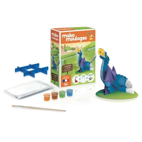 Bon marché 🔔 Mako Creations Moulage Enfant Coffret Moulage En Plâtre - Le Dragon - 1 Moule 🛒 4 Bon marché 🔔 Mako Creations Moulage Enfant Coffret Moulage En Plâtre - Le Dragon - 1 Moule 🛒 – Image 2