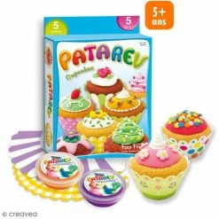Meilleure affaire 👏 Coffret Pâte à Modeler Patarev - Cupcakes 🥰