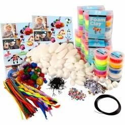 Remise 😍 Creativ Company Coffret Pâte à Modeler Foam Clay® - Assortiment, 1 Pq., Couleurs Assorties 🎁