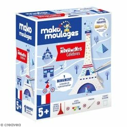 Meilleur prix 🧨 Mako Creations Moulage Enfant Coffret Moulage En Plâtre - Ma Tour Eiffel - Mako Moulages - 1 Moule 😉