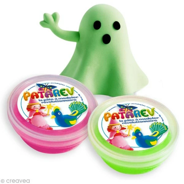 Meilleur prix ⭐ Coffret Pâte à Modeler Patarev Phosphorescente Et Fluorescente - 3 Pots De 18 Gr 🛒 3 Meilleur prix ⭐ Coffret Pâte à Modeler Patarev Phosphorescente Et Fluorescente - 3 Pots De 18 Gr 🛒 – Image 2