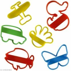 Budget ❤️ DTM Outil Pâte à Modeler Emporte Pièce à Pâte à Modeler - Grand X6 🔥