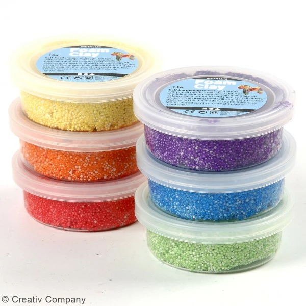 Le moins cher đ Creativ Company Coffret Pâte Ă Modeler Assortiment Pâte Ă Modeler Autodurcissante MĂŠtallique Foam Clay - Arc En Ciel - 6 Pcs 𤊠6 Le moins cher đ Creativ Company Coffret Pâte Ă Modeler Assortiment Pâte Ă Modeler Autodurcissante MĂŠtallique Foam Clay - Arc En Ciel - 6 Pcs 𤊠â Image 4